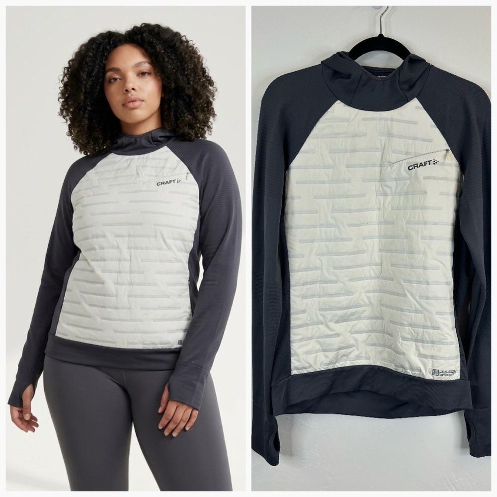 Craft SubZ Hooded Sweater Size L/Xl Athletic Athleisure Running Walking Warm